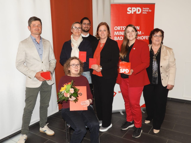 Neumitglieder und Ehrung